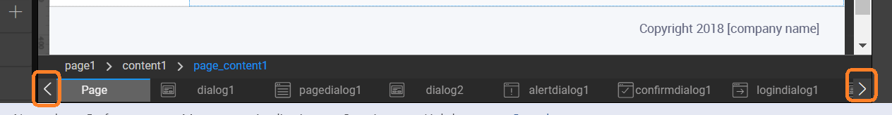 Arrows in Multiple Dialogs