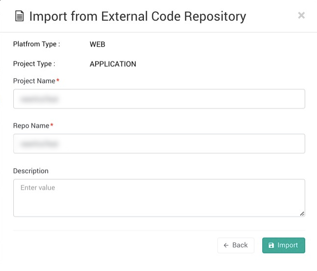 External project details