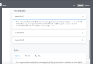 theme builder accordions 